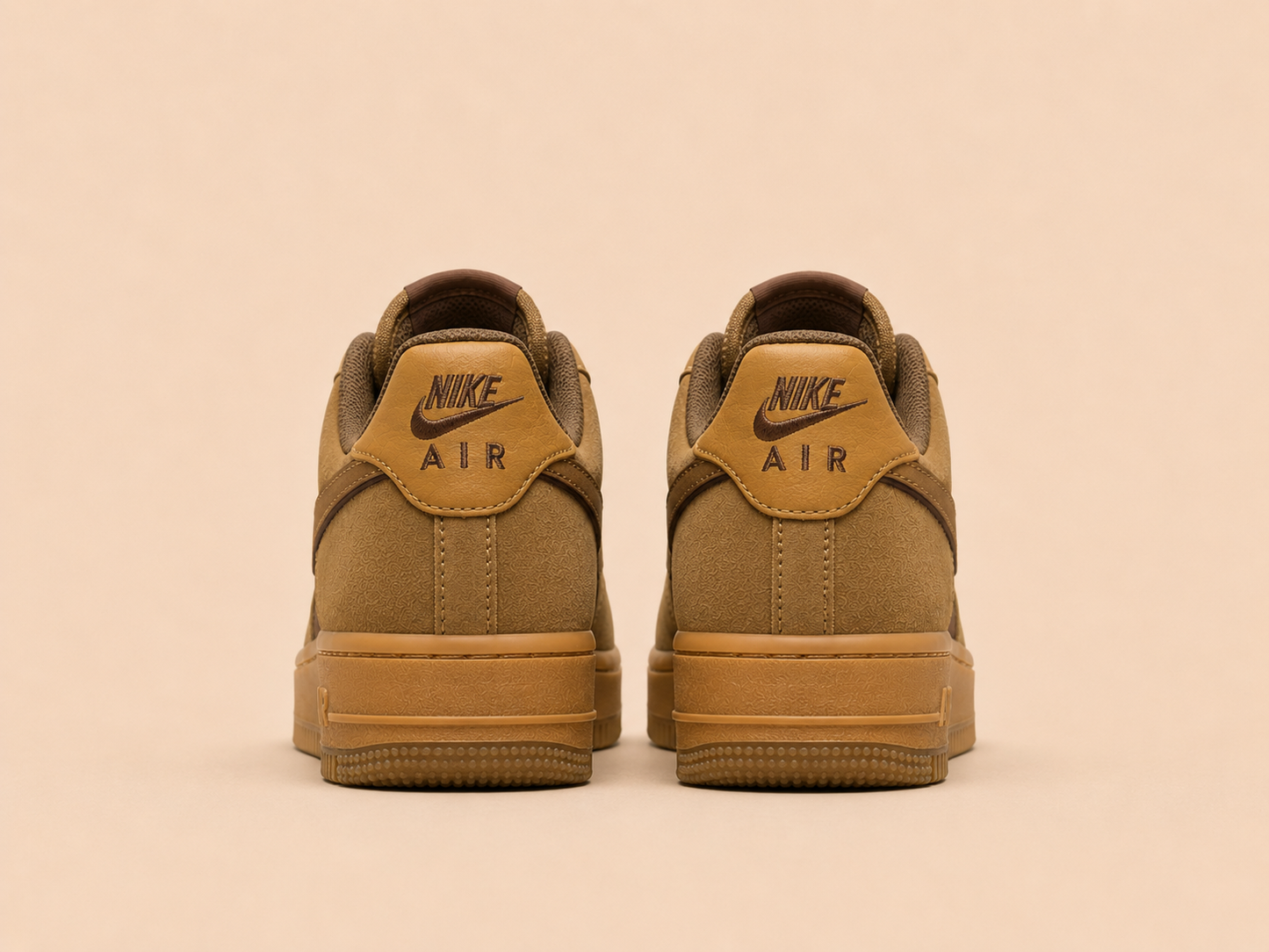 Nike Airforce Premium Kahve Hardal