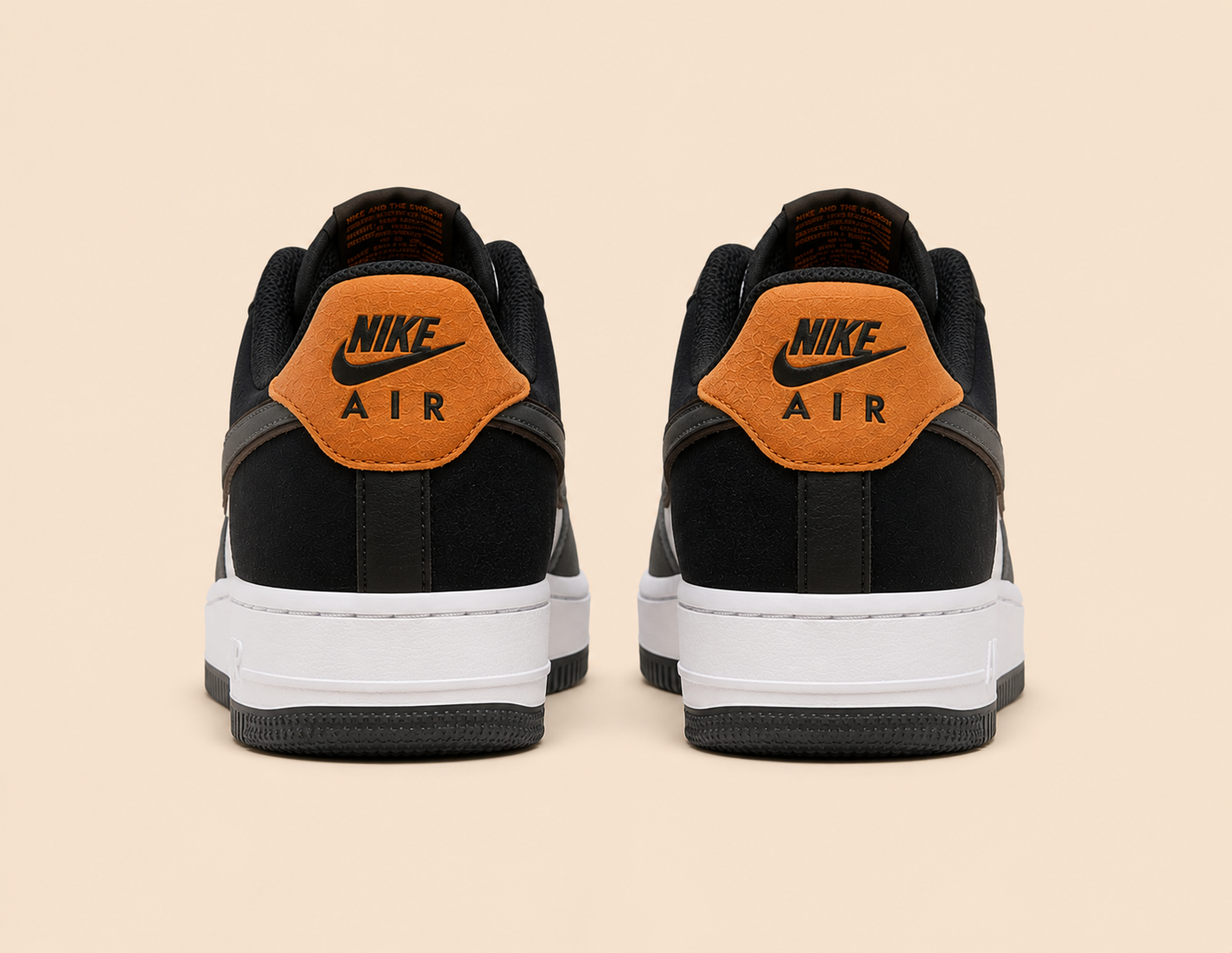 Nike Airforce Premium Beyaz Gri Turuncu