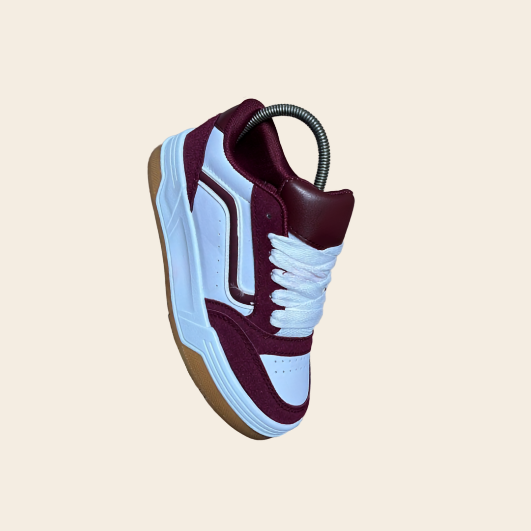 Unisex Premium Günlük Sneaker Bordo