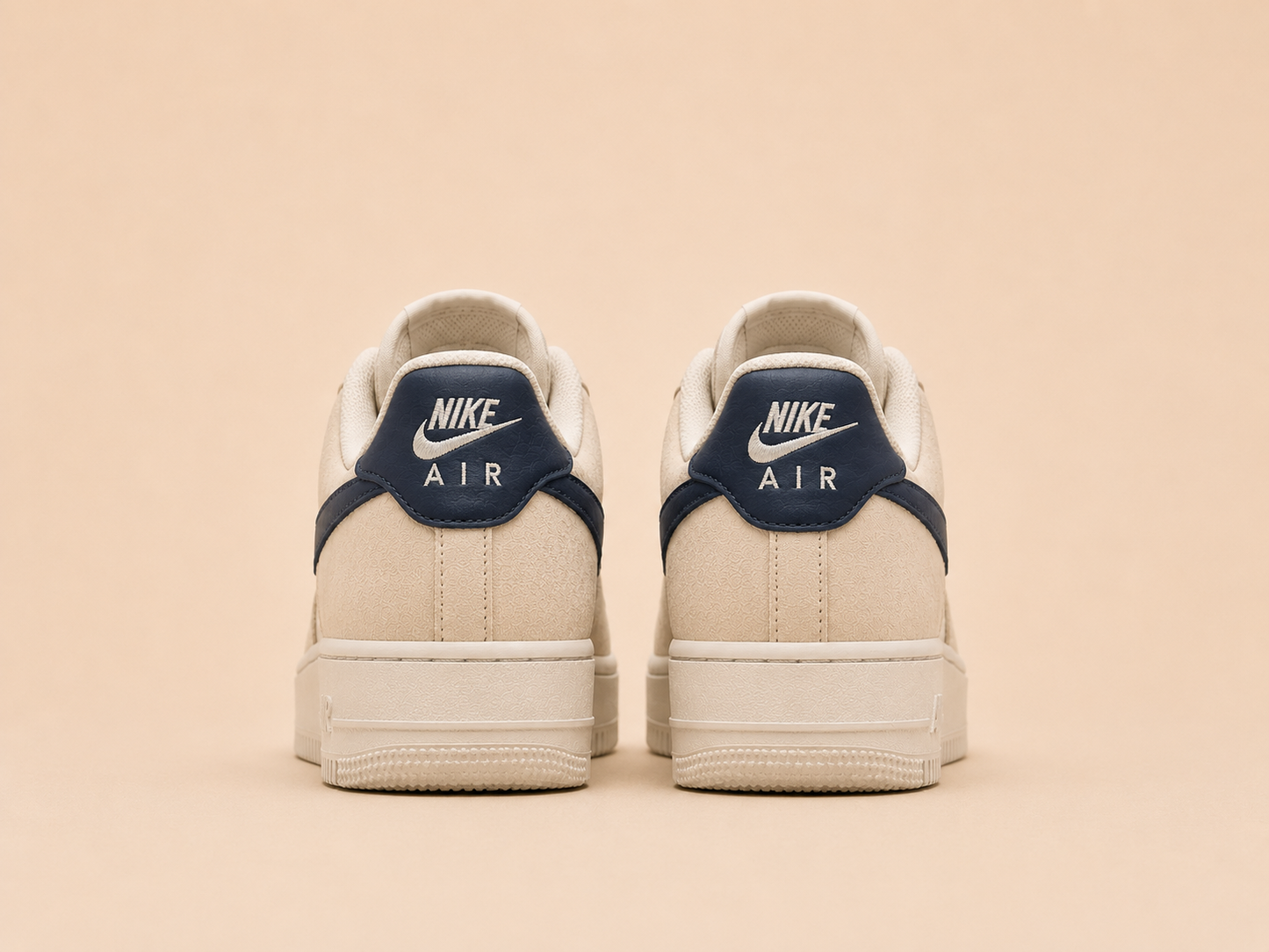 Nike Airforce Premium Beyaz Gri Lacivert