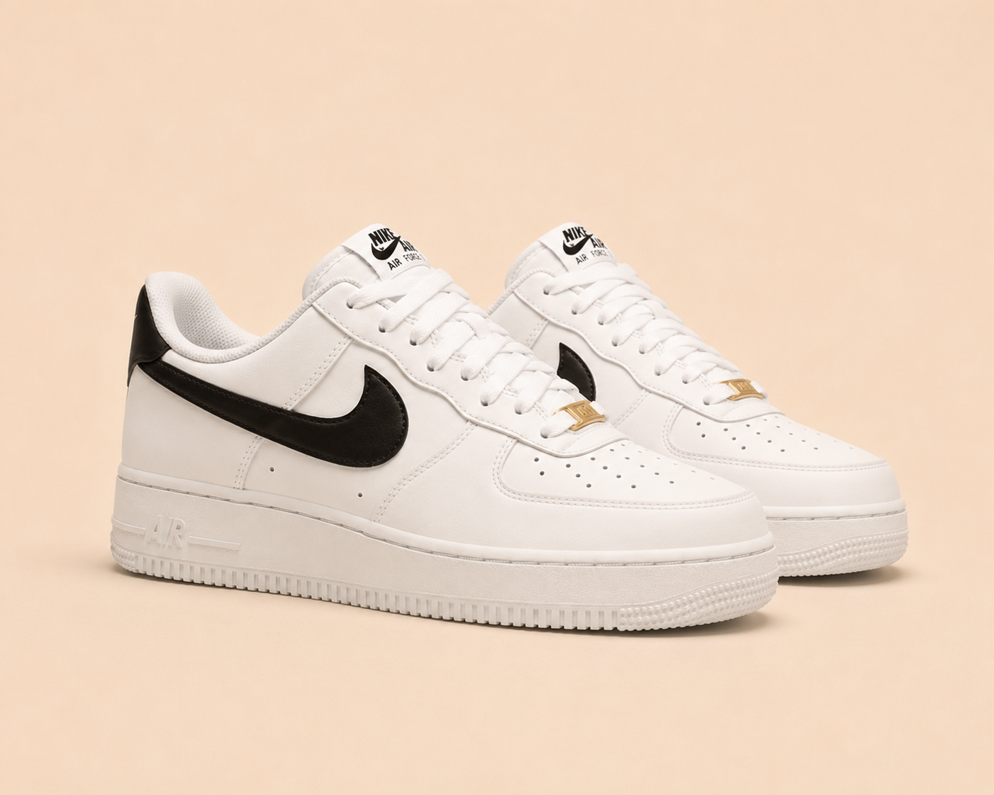 Nike Airforce Premium Classic Beyaz Siyah