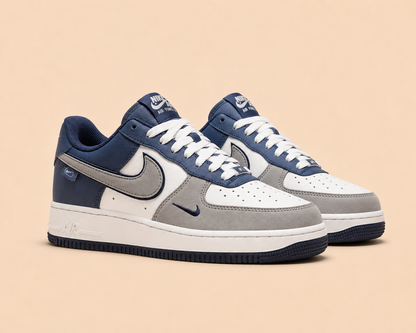 Nike Airforce Premium Beyaz Gri Mavi