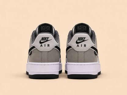 Nike Airforce Premium Beyaz Gri Siyah
