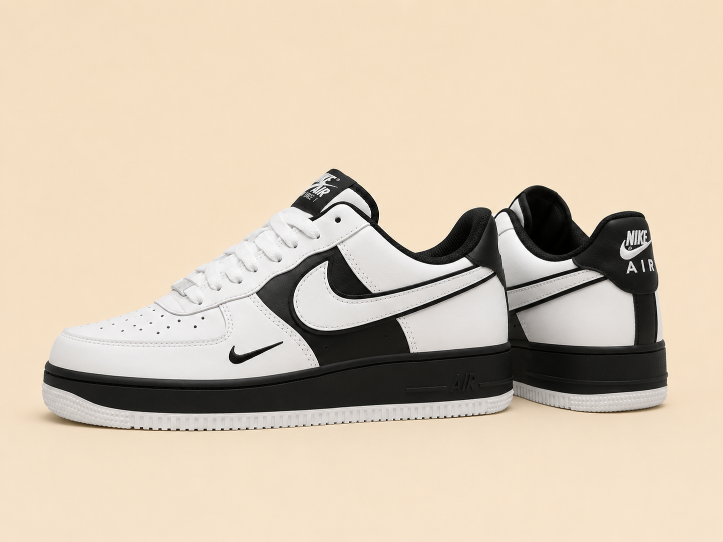 Nike Airforce Premium Beyaz Siyah