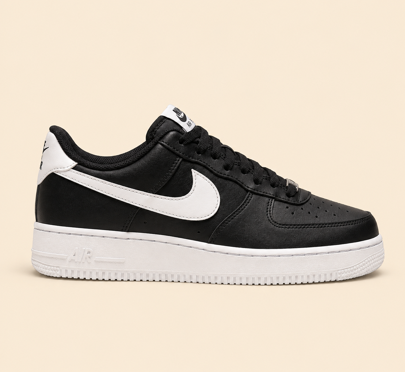 Nike Airforce Premium Siyah Beyaz