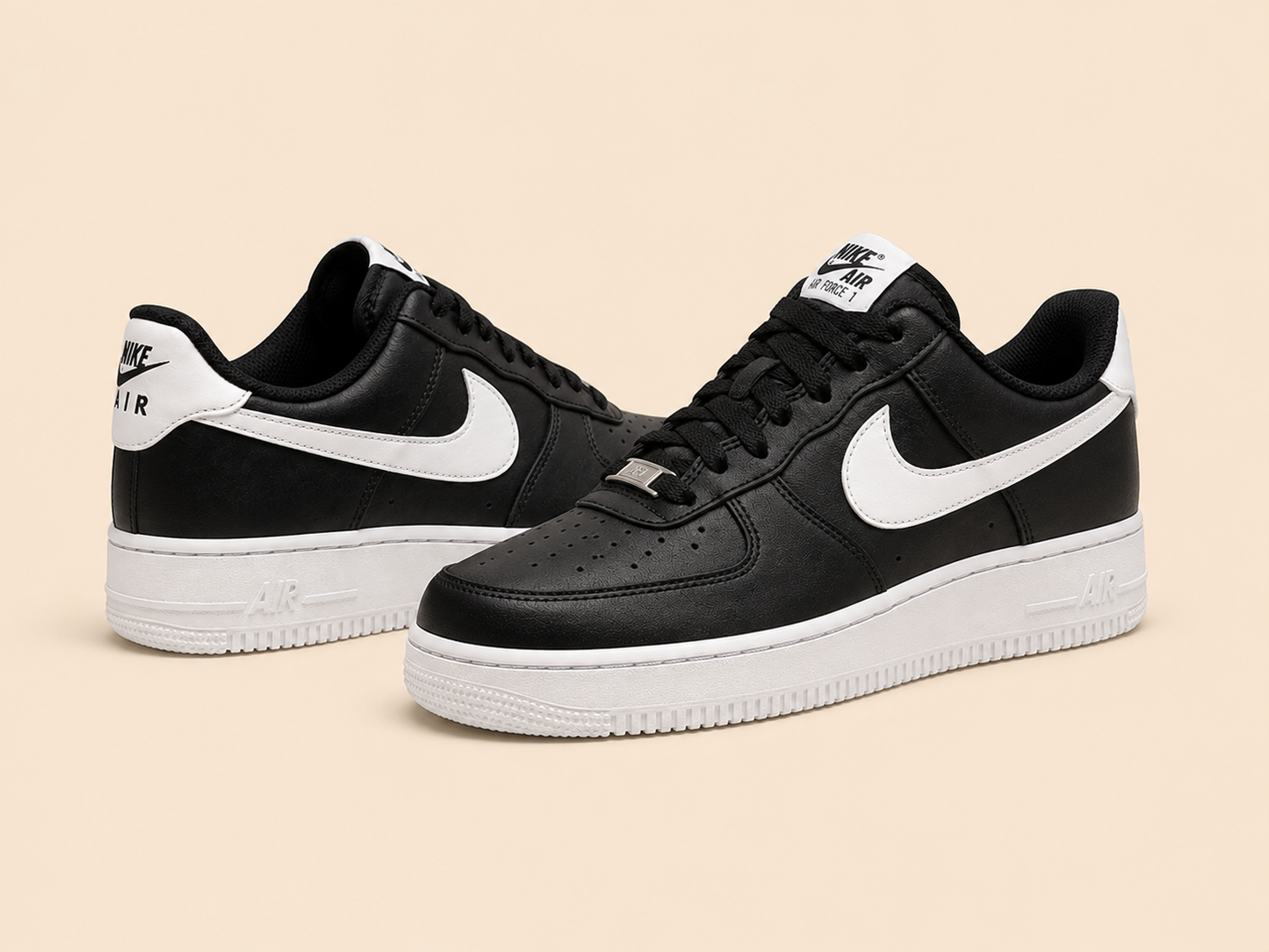 Nike Airforce Premium Siyah Beyaz