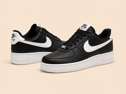 Nike Airforce Premium Siyah Beyaz