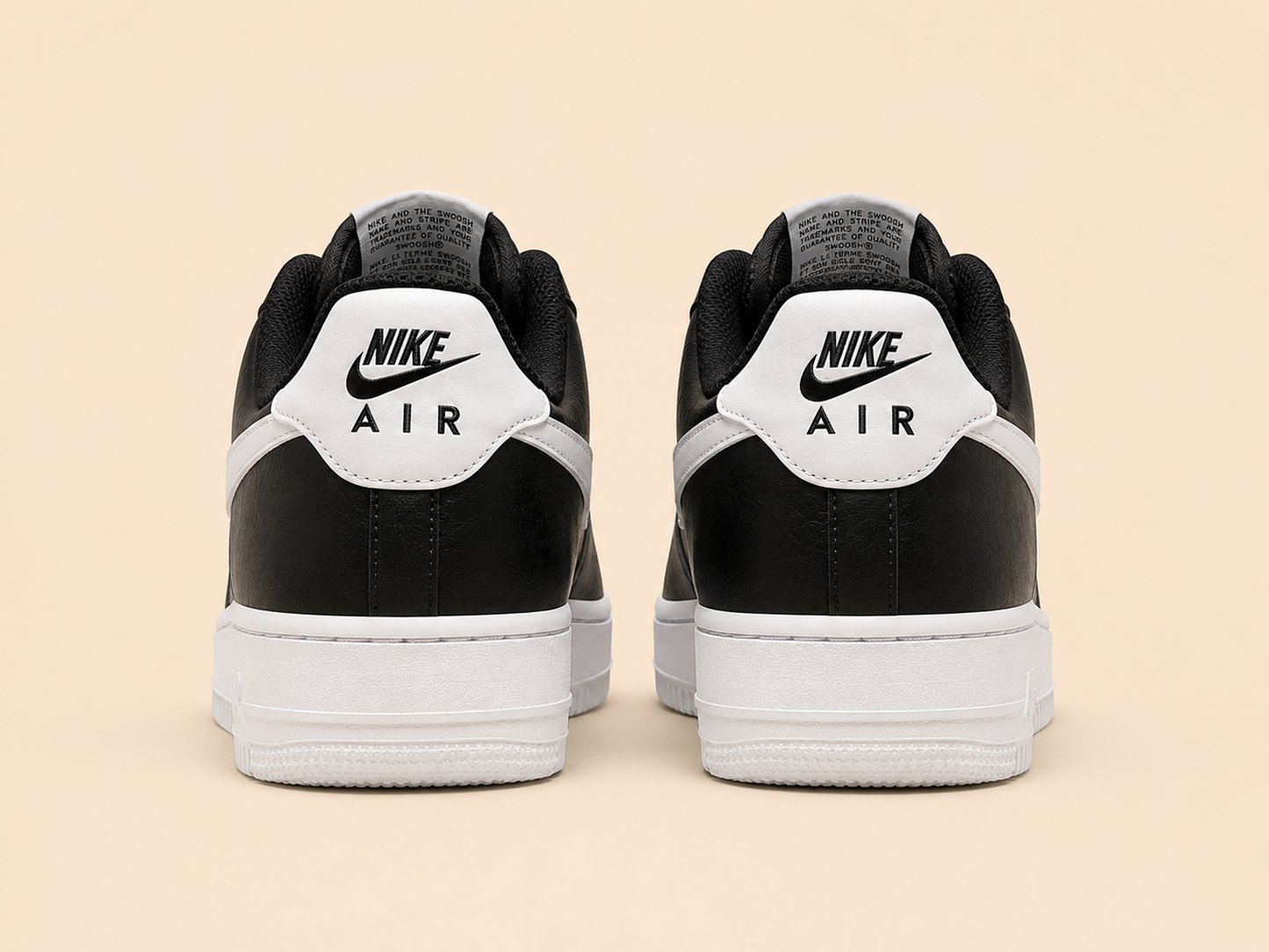 Nike Airforce Premium Siyah Beyaz