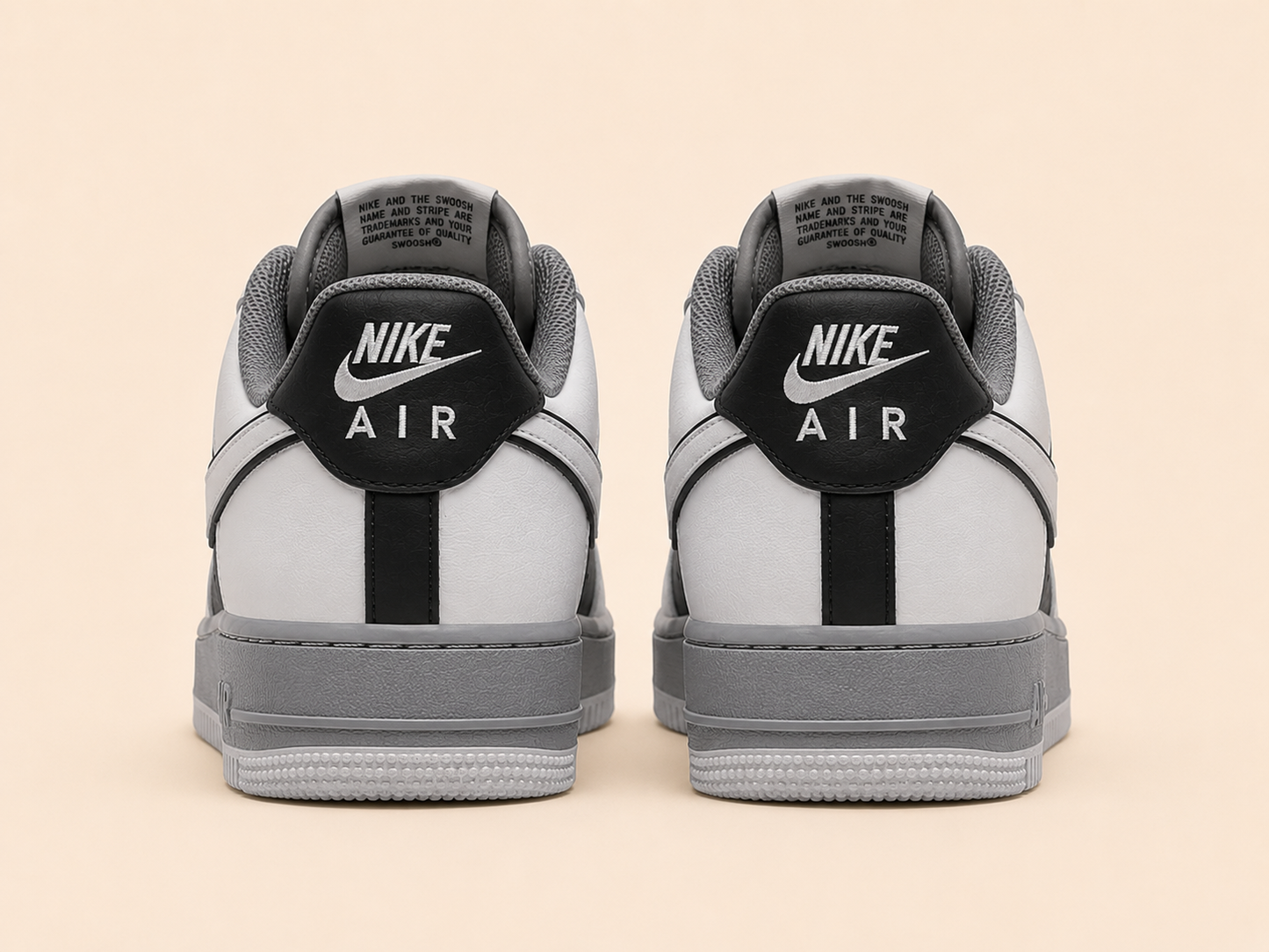 Nike Airforce Premium Gri Siyah
