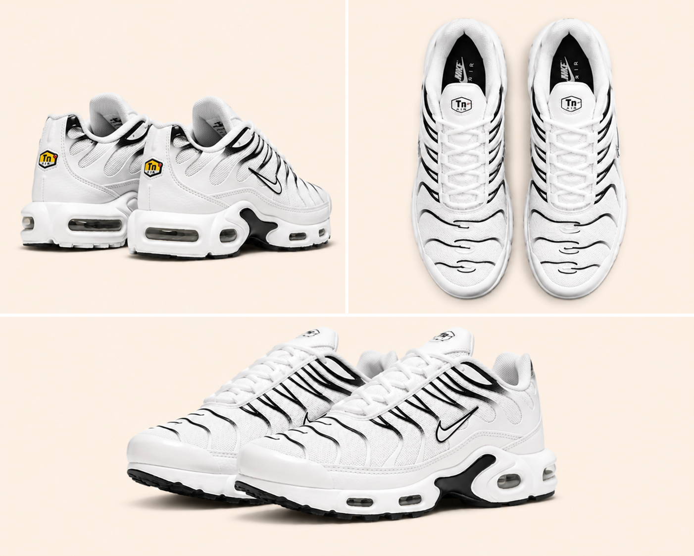 NIKE AIRMAX TN Beyaz Siyah