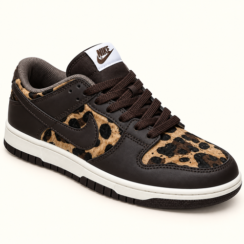 Air Dunk Leopar Kahverengi