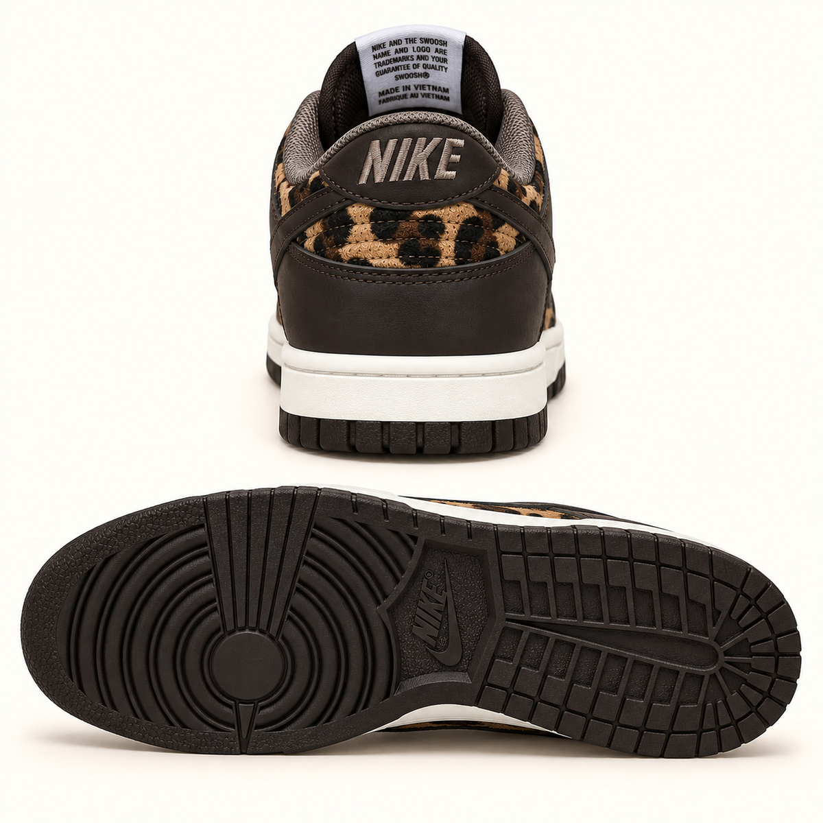 Air Dunk Leopar Kahverengi