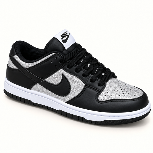 Air Dunk Siyah Gümüş Parıltılı