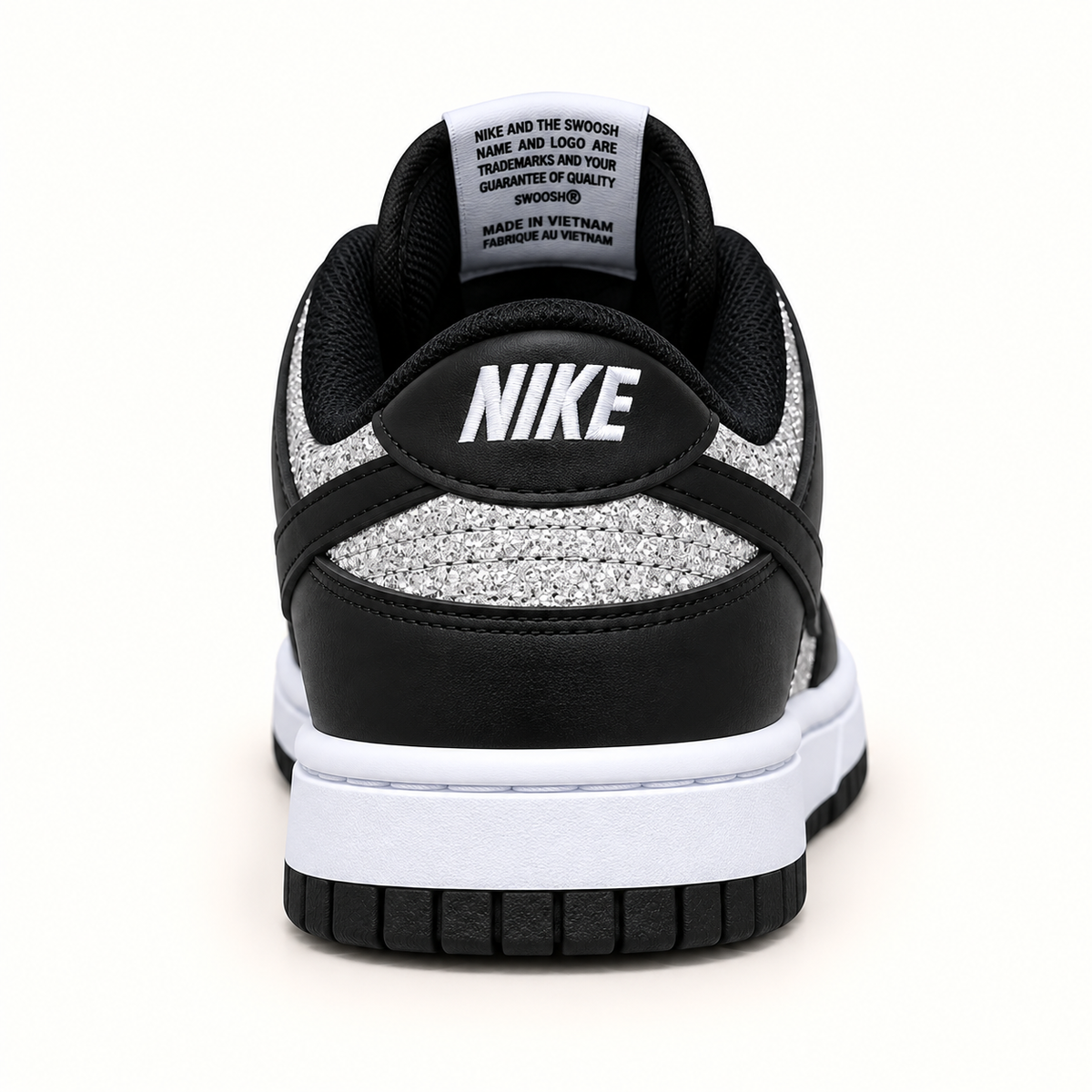 Air Dunk Siyah Gümüş Parıltılı