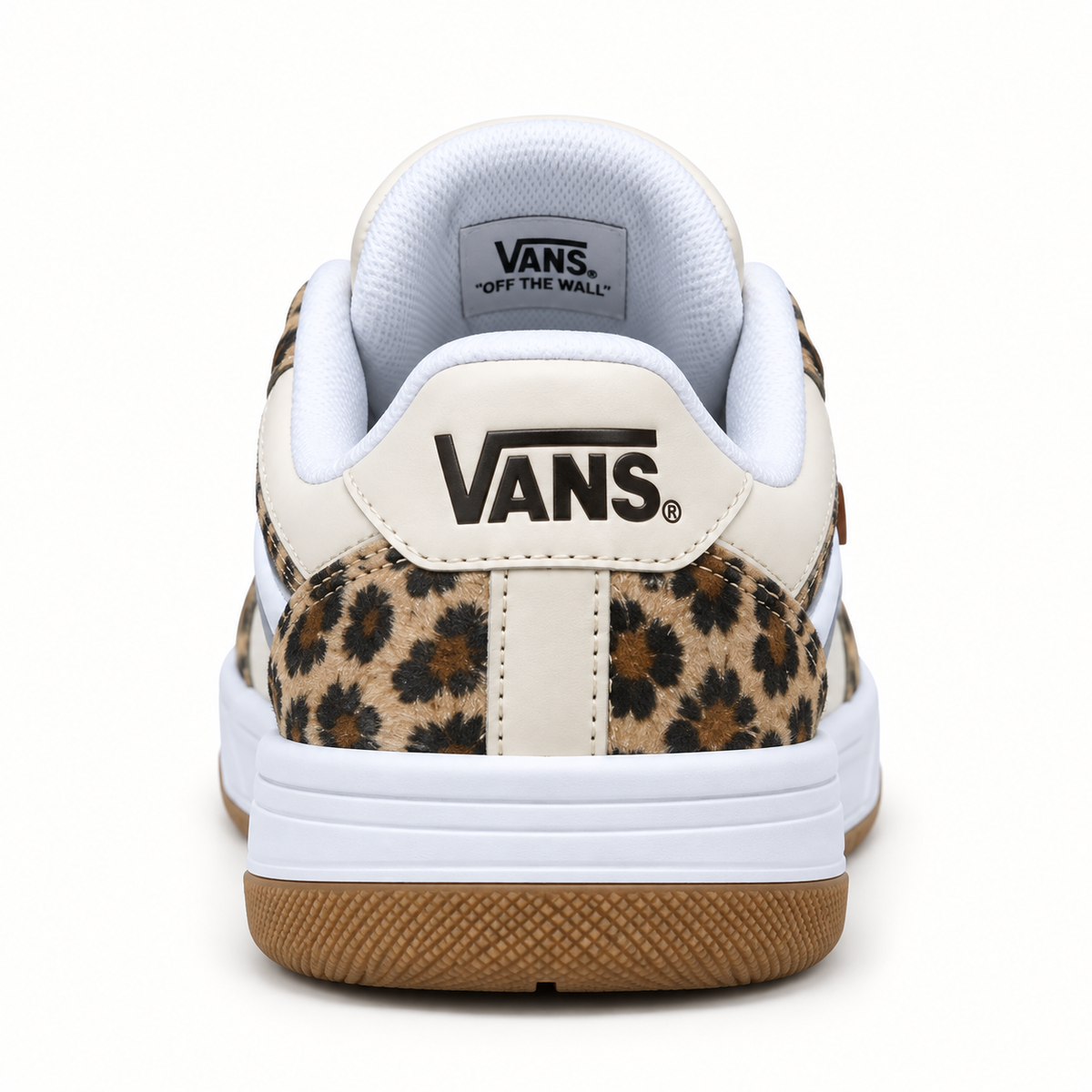 Unisex Premium Günlük Sneaker Leopar Krem