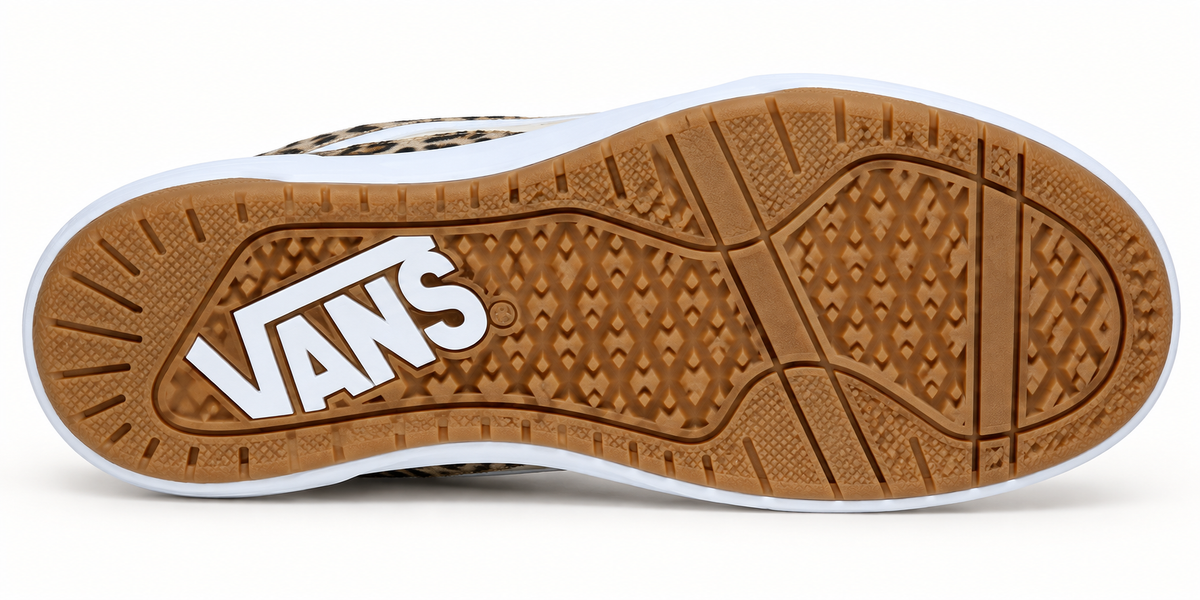 Unisex Premium Günlük Sneaker Leopar Krem