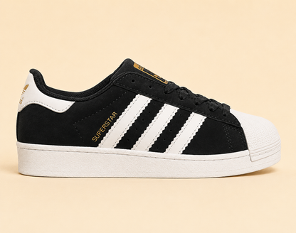 Adidas Superstar Siyah Beyaz Nubuk