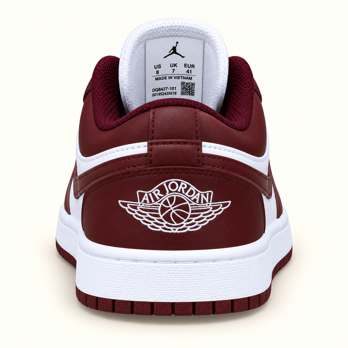 Jordan Bordo beyaz