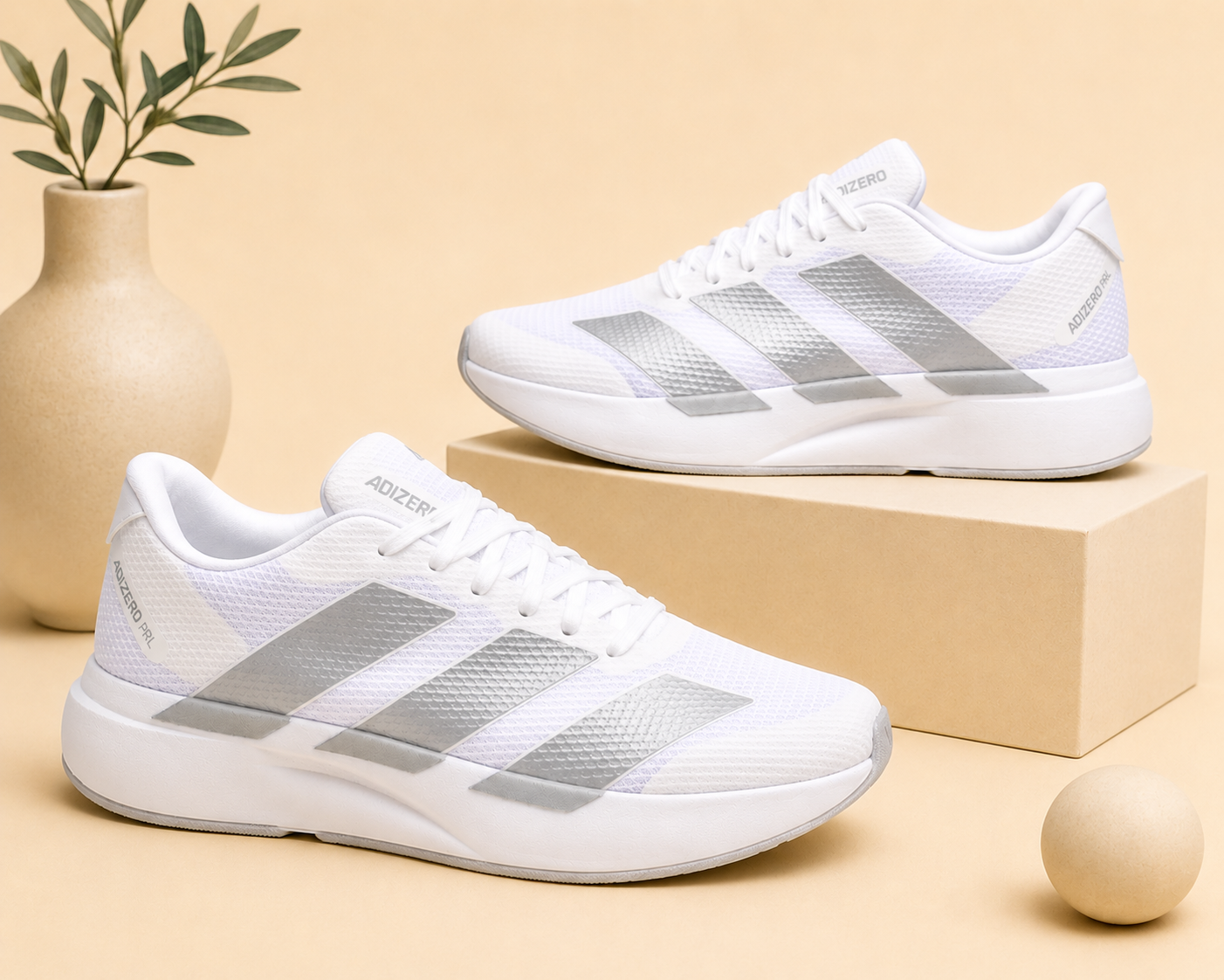 ADIDAS ADIZERO Beyaz Gümüş